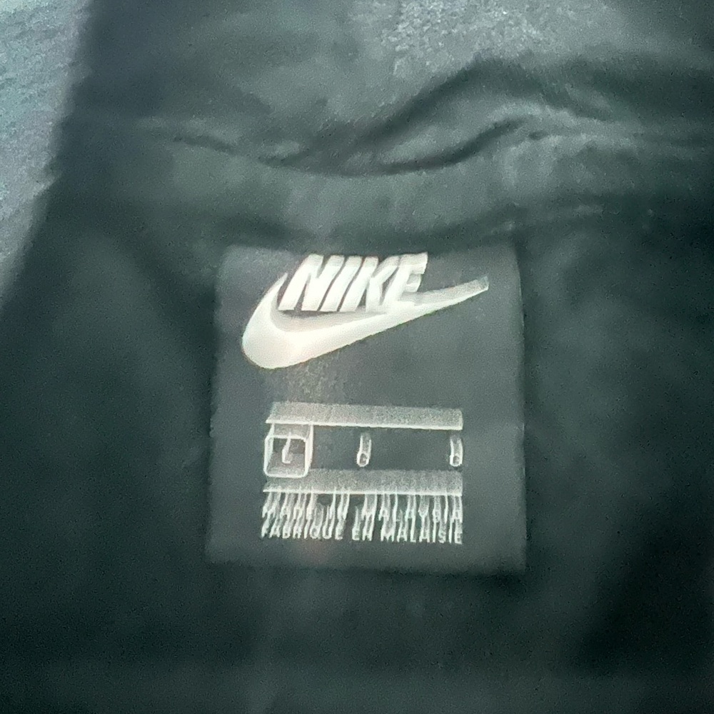 Nike Black Long Sleeve mock turtleneck flare, peplum top. Youth large. - Picture 3 of 5